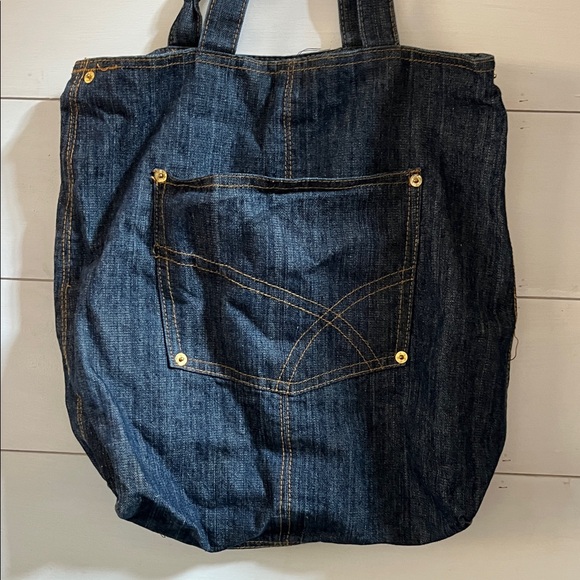 Denim Blue Tote - Picture 2 of 4
